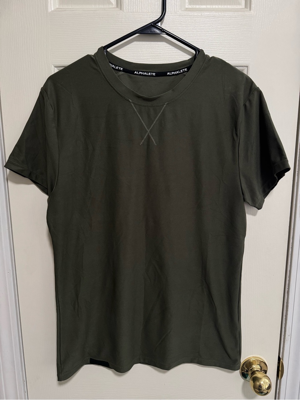 Alphalete Short Sleeve Crew T-Shirt - Olive